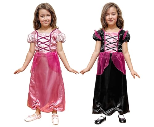 Maskworld 2in1 Wende-Kostüm Prinzessin & Hexe für Kinder - Größe: 134-140 - Verkleidung Karneval Halloween & Kindergeburtstag Maskworld 2in1 Wende-Kostüm Prinzessin & Hexe für Kinder - Größe: 134-140 - Verkleidung Karneval Halloween & Kindergeburtstag von Maskworld