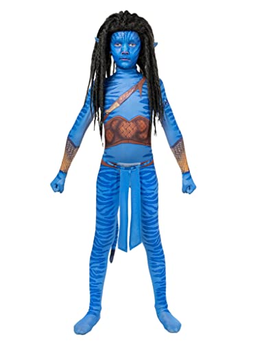 Maskworld Blauer Stammeskrieger Kostüm für Jungen - Kindergröße: 110-116 - Film-Kostüm-Zubehör Karneval Halloween & Motto-Party von Maskworld