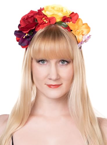 Maskworld Bunter Blumen Haarreif - Zubehör Kopfschmuck Kostüm Karneval, Halloween & Motto-Party Maskworld Bunter Blumen Haarreif - Zubehör Kopfschmuck Kostüm Karneval, Halloween & Motto-Party von Maskworld