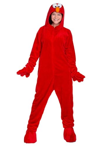 Maskworld Die Sesamstraße Elmo Kostüm - rot - Größe: L-XL - Verkleidung Karneval, Halloween, Motto-Party Maskworld Die Sesamstraße Elmo Kostüm - rot - Größe: L-XL - Verkleidung Karneval, Halloween, Motto-Party von Maskworld