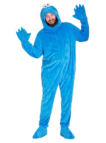 Maskworld Die Sesamstraße Krümelmonster Kostüm - blau - Größe: XXL - Verkleidung Karneval, Halloween, Motto-Party Maskworld Die Sesamstraße Krümelmonster Kostüm - blau - Größe: XXL - Verkleidung Karneval, Halloween, Motto-Party von Maskworld