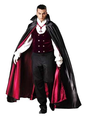 Maskworld Gothic Vampir Deluxe Kostüm - Größe: XL- Verkleidung an Halloween. Karneval & Horror-Party von Maskworld