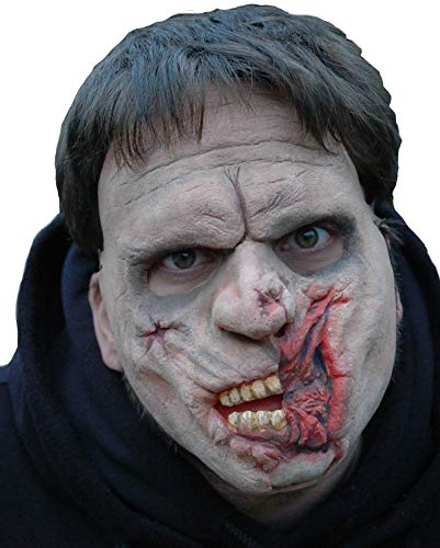 Maskworld Horror-Maske aus Latex - Gruselmaske Rotten Rodney - ideal für Halloween, Karneval, Motto- & Grusel-Party von Maskworld