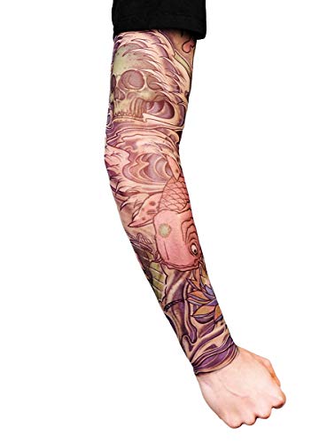 Maskworld Koi - Tattoo Ärmel zum Überziehen - Armgröße: M - Kostüm-Zubehör für Halloween, Karneval & Motto-Party Maskworld Koi - Tattoo Ärmel zum Überziehen - Armgröße: M - Kostüm-Zubehör für Halloween, Karneval & Motto-Party von Maskworld