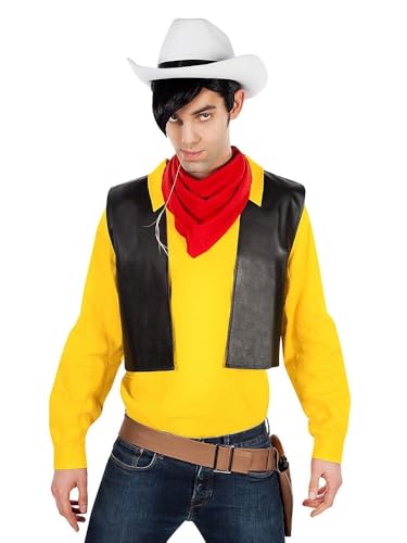 Maskworld Lucky Luke Kostüm Herren – Schwarz – S Maskworld Lucky Luke Kostüm Herren – Schwarz – S von Maskworld