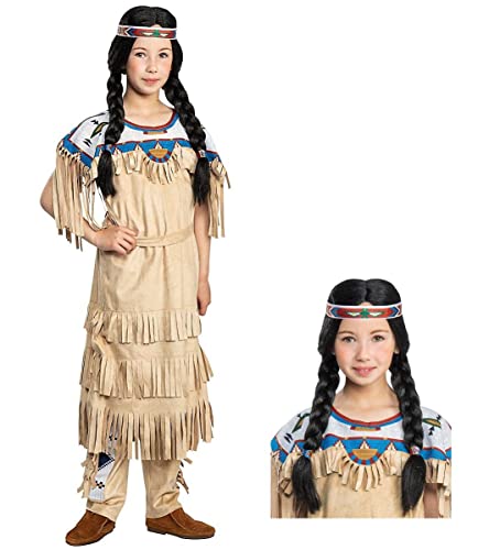 Maskworld Nscho-tschi Kinderkostüm mit Perücke - Indianer Western - Kindergröße: 134-140 - Lizenz-Kostüme aus den Karl-May-Filmen für Karneval und Motto-Party Maskworld Nscho-tschi Kinderkostüm mit Perücke - Indianer Western - Kindergröße: 134-140 - Lizenz-Kostüme aus den Karl-May-Filmen für Karneval und Motto-Party von Maskworld