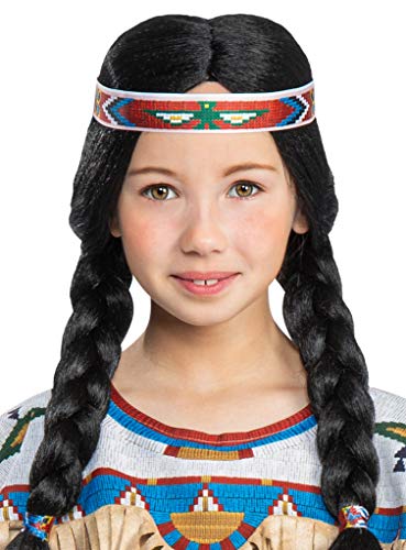 Maskworld Nscho-tschi Stirnband für Kinder - Indianer Western - Lizenz-Kostüme aus den Karl-May-Filmen für Karneval und Motto-Party von Maskworld