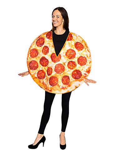 Maskworld Pizza Karneval Fun-Kostüm für Erwachsene von Maskworld