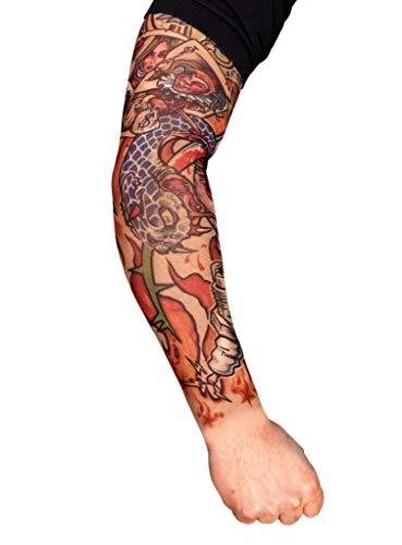 Maskworld Player - Tattoo Ärmel zum Überziehen - Armgröße: M - Kostüm-Zubehör für Halloween, Karneval & Motto-Party Maskworld Player - Tattoo Ärmel zum Überziehen - Armgröße: M - Kostüm-Zubehör für Halloween, Karneval & Motto-Party von Maskworld
