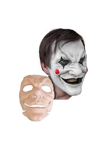 Maskworld Special FX Joker Harlekin Maske aus Schaumlatex - Latexapplikation mit Hautkleber - filmreife Verkleidung für Halloween, Karneval, Motto- & Grusel-Party Maskworld Special FX Joker Harlekin Maske aus Schaumlatex - Latexapplikation mit Hautkleber - filmreife Verkleidung für Halloween, Karneval, Motto- & Grusel-Party von Maskworld