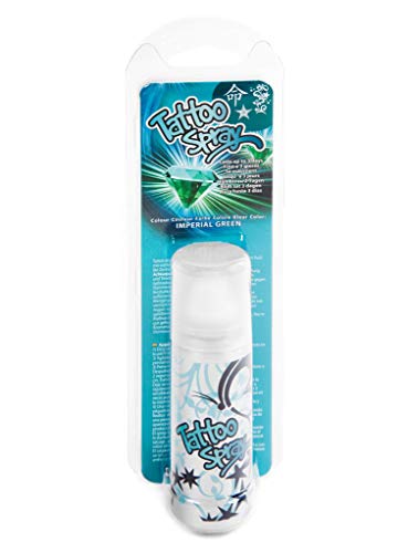 Maskworld Tattoo Spray Grün - Farbe Sprüh-Tattoo mit Schablonen - Kostüm-Zubehör für Halloween, Karneval & Motto-Party Maskworld Tattoo Spray Grün - Farbe Sprüh-Tattoo mit Schablonen - Kostüm-Zubehör für Halloween, Karneval & Motto-Party von Maskworld