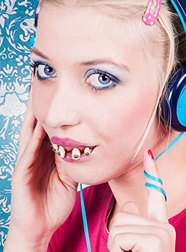 Maskworld - Teenager Zahnspange - Fun Zähne - Künstliches Gebiss - Verkleidung Accessoire für Karneval, Halloween & Motto-Party von Maskworld