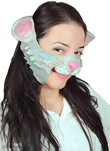 Maskworld Tier-Maske aus Latex - Schmusekatze Katzen-Maske - ideal für Halloween, Karneval & Motto-Party von Maskworld