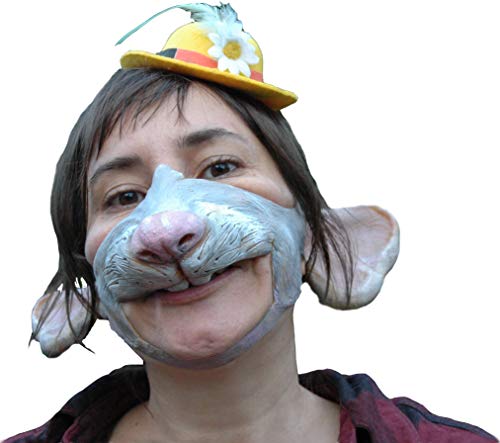 Ratten Maske aus Latex – Tiermaske Prinzessin Yersinia - ideal für Halloween, Karneval & Motto-Party von Maskworld