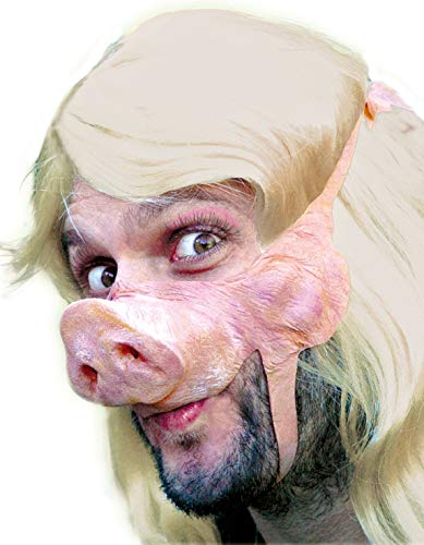 Schweine Maske aus Latex - Tiermaske Hello Piggy - ideal für Halloween, Karneval & Motto-Party von Maskworld