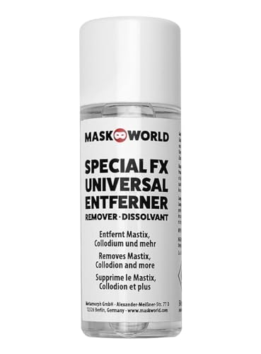 Special-FX Universal Entferner 50ml für Collodium, Mastix Hautkleber und weitere Make-up Produkte zum Verkleiden & Kostümieren von Maskworld