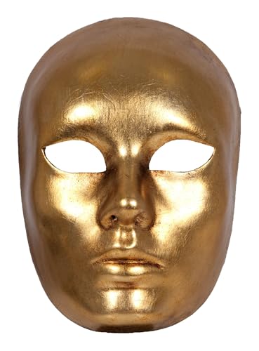 Volto oro Femminile - Venezianische Maske - traditionell handgefertigt - Carnevale di Venezia von Maskworld