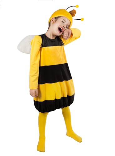Willi Kostüm für Kinder - Biene Maja - Zweiteilig - Tierkostüm (110-116) von Maskworld