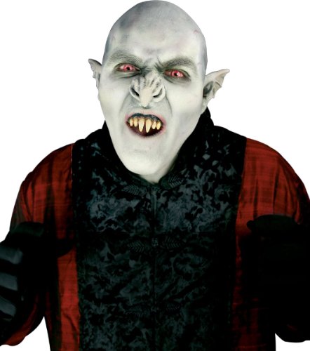 Zähne Gebiss Kostüm Zubehör Nosferatu Halloween Karneval Fasching von Maskworld