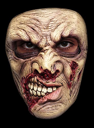 Zahnfleischzombie Maske des Grauens aus Latex - Erwachsenen Horror Kostüm Halbmaske - ideal auch für Karneval, Motto- & Grusel-Party von Maskworld