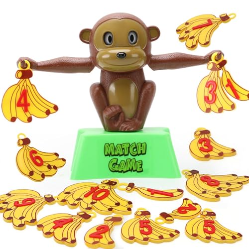 Masoog Mathewaage Für Kinder | Affen-Mathe-Spiel - Pädagogisches Mint-Lernspielzeug Für Das Schulgeschenk Der Kinder Masoog Mathewaage Für Kinder | Affen-Mathe-Spiel - Pädagogisches Mint-Lernspielzeug Für Das Schulgeschenk Der Kinder von Masoog