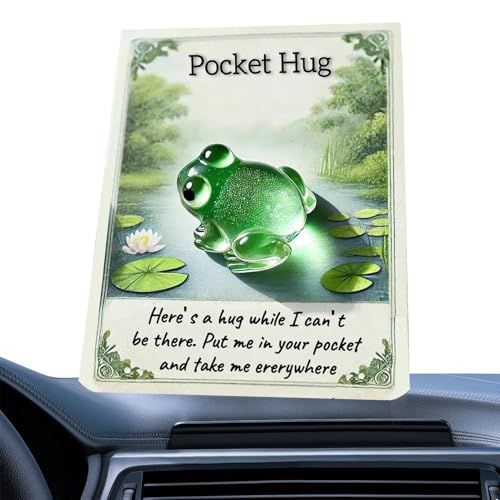 Masoog Tierische Taschenfreunde - Miniaturfiguren Mit Karte,Ermutigungsgeschenk Für Familie Freunde Schüler Zu Ostern Weihnachten Geburtstag von Masoog