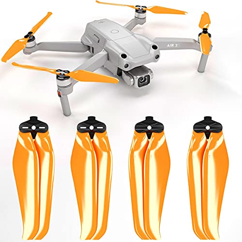 Master Airscrew Stealth Propeller kompatibel mit DJI Air 2S - Orange, 4 Stück von Master Airscrew