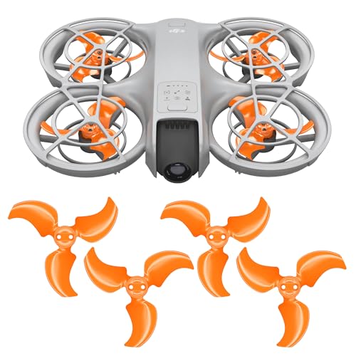 Master Airscrew Stealth Propeller kompatibel mit DJI Neo - Orange, 4 Stück von Master Airscrew