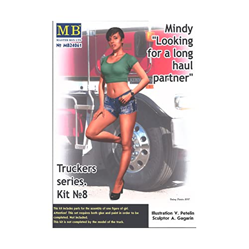 Master Box Ltd. 1/24 "Looking for a Long haul Partner, Mindy Trucker Series MB24061 von Master Box Ltd.