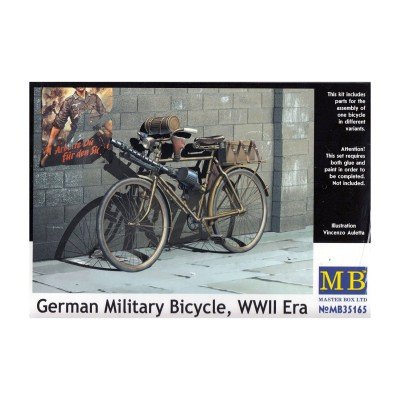 Master Box MB35165 - 1/35 Deutscher WKII Militärfahrrad Master Box MB35165 - 1/35 Deutscher WKII Militärfahrrad von Master Box Ltd.