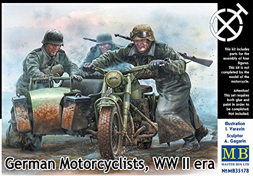 Master Box MB35178-1/35 German Motorcyclists WW II Era von Master Box Ltd.