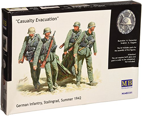 Master Box MB3541 - German Infantry Stalingrad Summer 1942 Casualty Evacuation, Figuren Master Box MB3541 - German Infantry Stalingrad Summer 1942 Casualty Evacuation, Figuren von Master Box Ltd.
