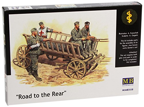 MasterBox MB3558 - 1/35 Road to The Rear - Verwundete Deutsche Soldaten MasterBox MB3558 - 1/35 Road to The Rear - Verwundete Deutsche Soldaten von Master Box Ltd.
