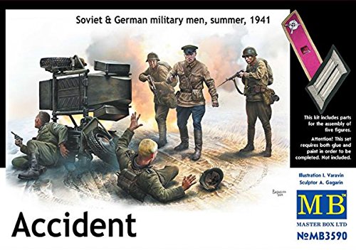 MasterBox MB3590-1/35 Unfall, Sovietische und Deutsche Soldaten, Sommer 1941 von Master Box Ltd.