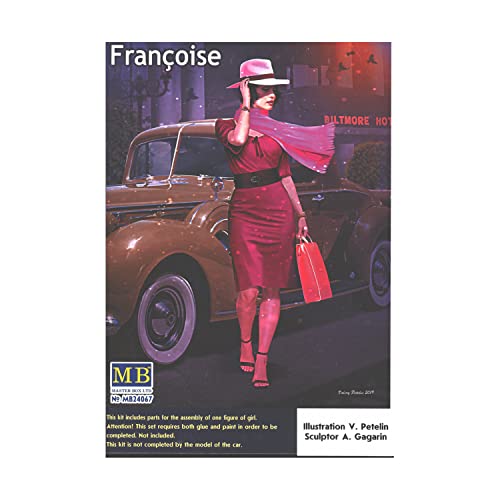 Masterbox MAS24067 Francoise Plastikmodellbausatz, grau von Master Box Ltd.