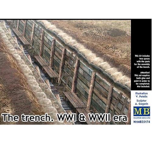 Masterbox MAS35174 1:35-'Der Trench' WWI & WWII Ära Masterbox MAS35174 1:35-'Der Trench' WWI & WWII Ära von Master Box Ltd.