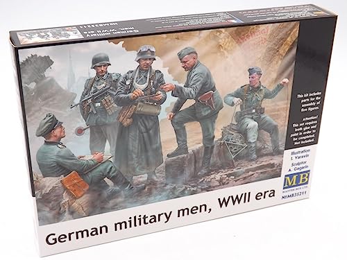 Masterbox MAS35211 1:35-German Military Men WWII Era von Master Box Ltd.