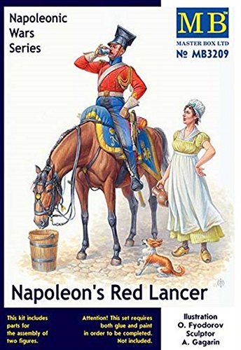 MasterBox MB3209-1/32 Napolens red Lancer, Figurensatz von Master Box Ltd.