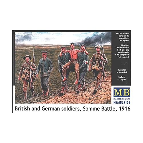 Masterbox Mb35158 - 1/35 Britische Und Deutsche Soldaten Wk Ii, Master Box von Master Box Ltd.