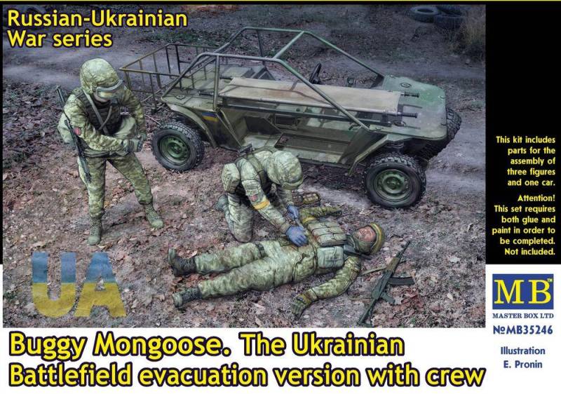 Buggy Mongoose - Evacuation version with crew - Russian-Ukrainian War Series von Master Box Plastic Kits