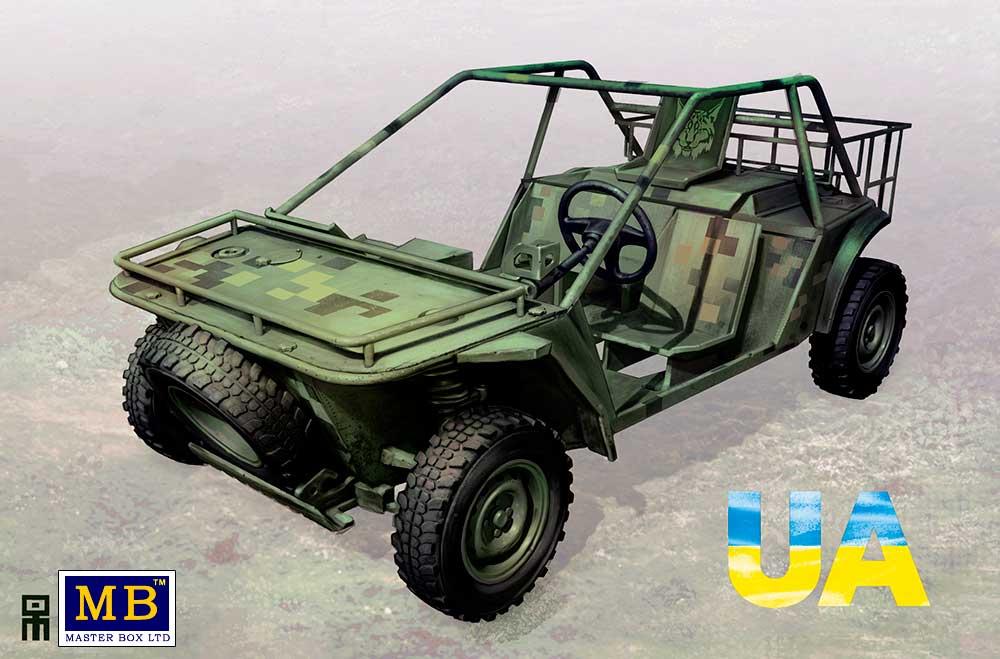 Buggy Mongoose - The Ukrainian Combat Vehicle - Basic version von Master Box Plastic Kits