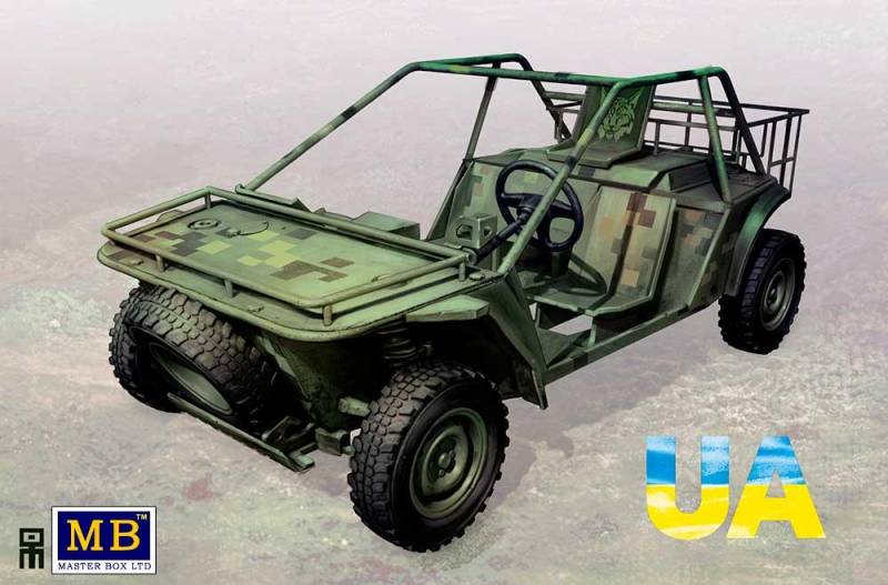 Buggy Mongoose - The Ukrainian Combat Vehicle - Basic version von Master Box Plastic Kits