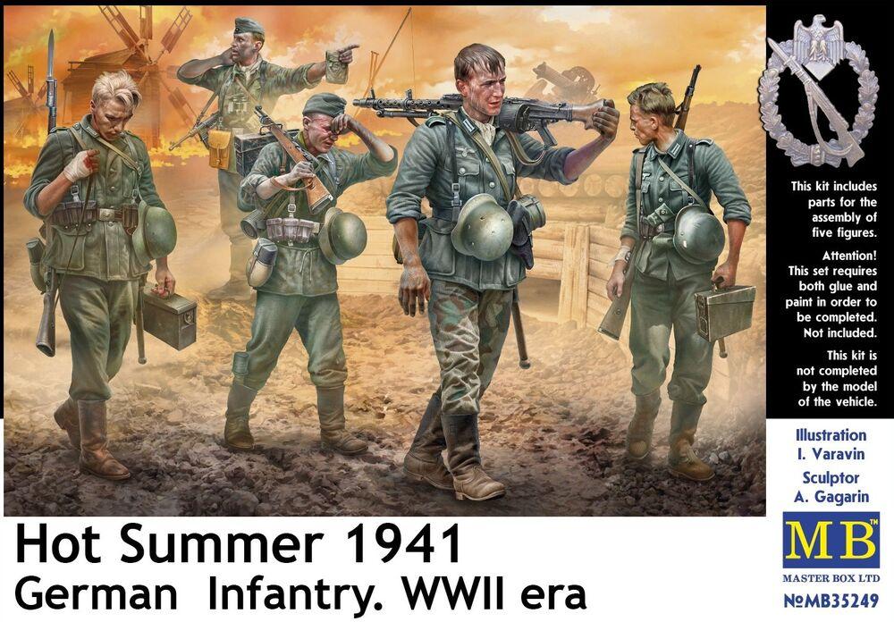 Hot Summer 1941. German Infantry, WWII era von Master Box Plastic Kits
