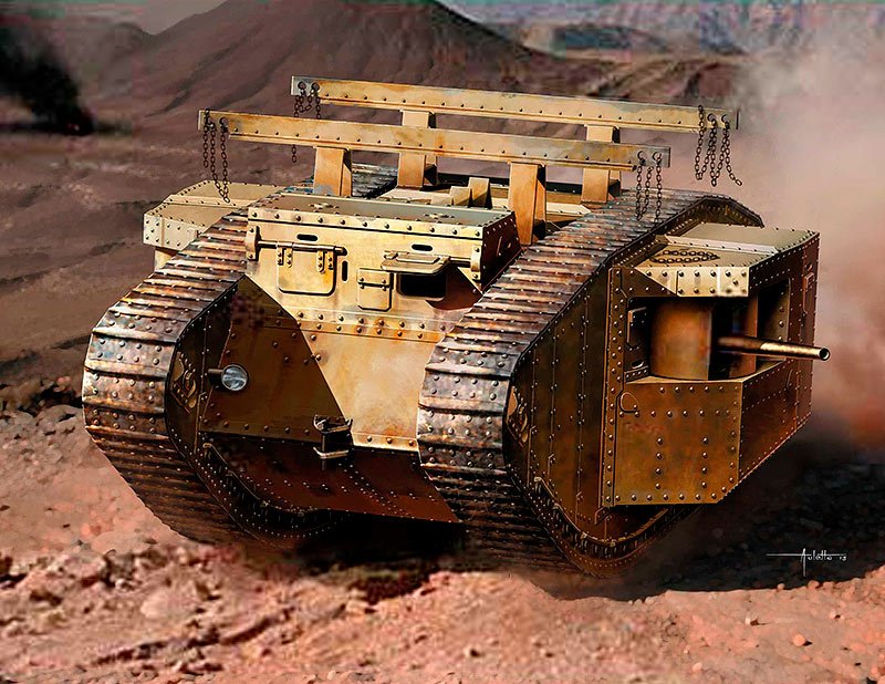 MK I Male British Tank Gaza Strip MK I Male British Tank Gaza Strip von Master Box Plastic Kits