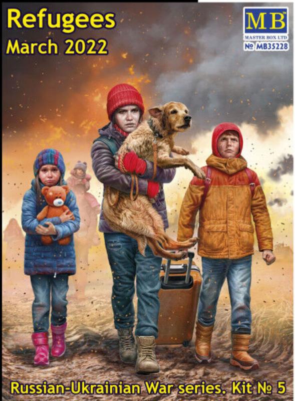 Refugees, March 2022 - Russian-Ukrainian War series Kit No 5. Refugees, March 2022 - Russian-Ukrainian War series Kit No 5. von Master Box Plastic Kits