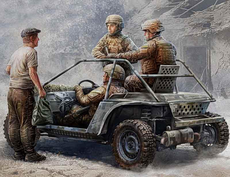 Ukrainian Infantry Kursk Region Summer 2024. - Russian-Ukrainian War series von Master Box Plastic Kits