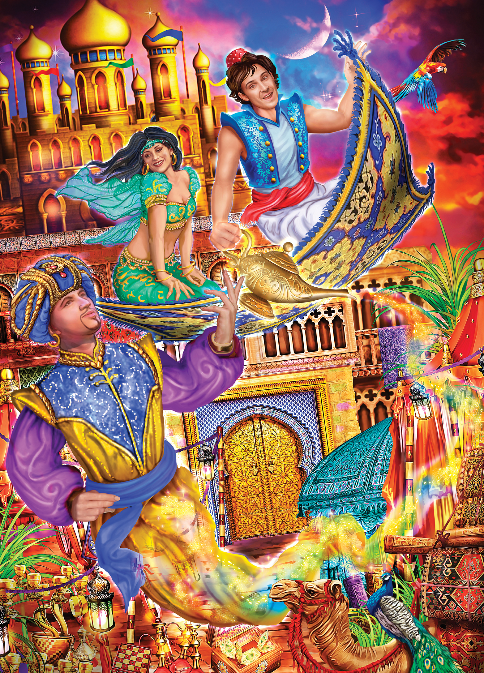 Master Pieces Aladdin 1000 Teile Puzzle Master-Pieces-72019 von Master Pieces