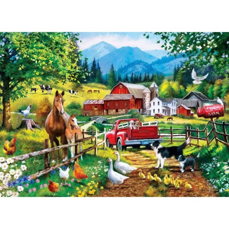 Master Pieces Art Gallery - White Dove Farm 1000 Teile Puzzle Master-Pieces-72163 von Master Pieces