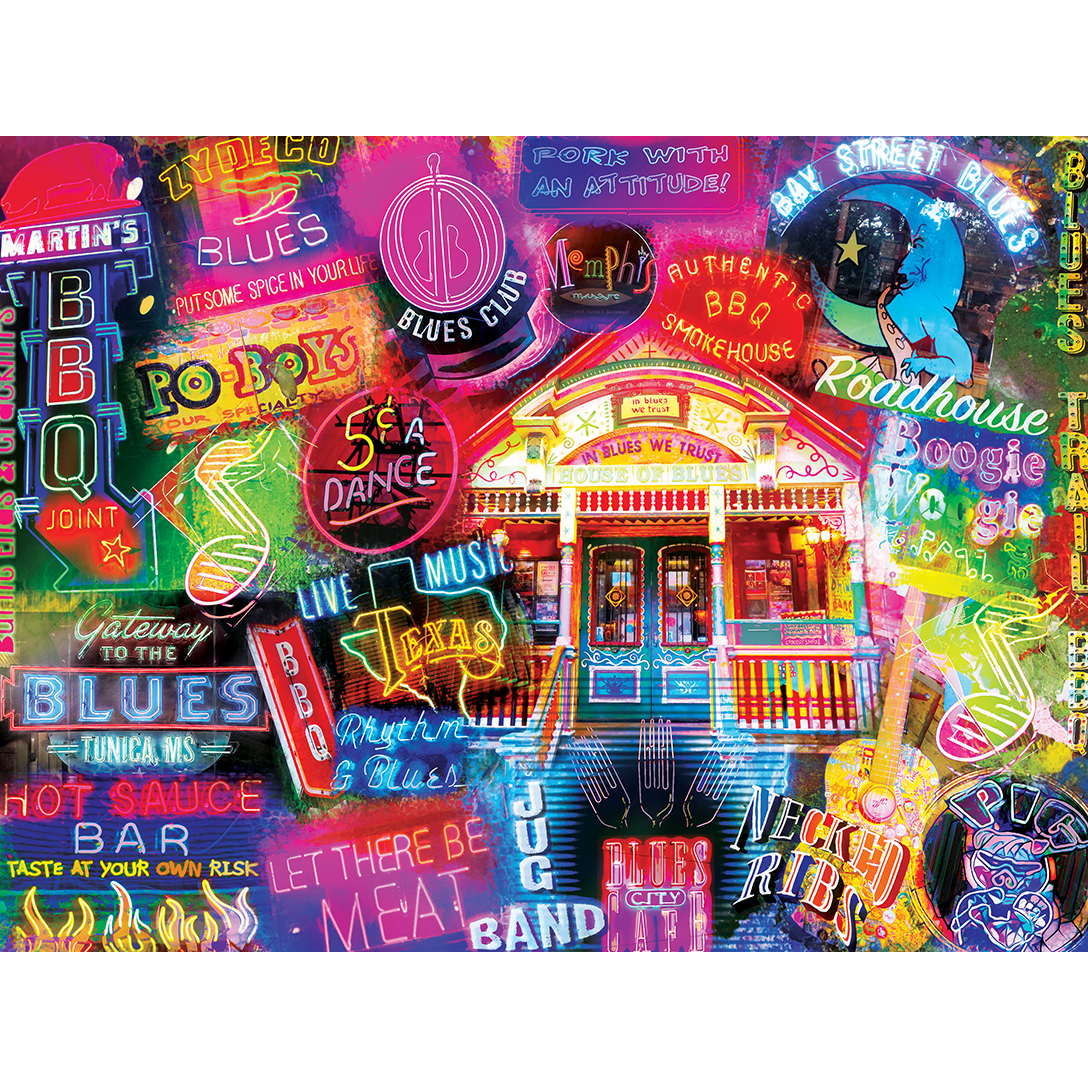 Master Pieces BBQ and Blues 550 Teile Puzzle Master-Pieces-32116 Master Pieces BBQ and Blues 550 Teile Puzzle Master-Pieces-32116 von Master Pieces