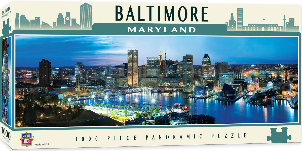 Master Pieces Baltimore, Maryland 1000 Teile Puzzle Master-Pieces-71586 von Master Pieces